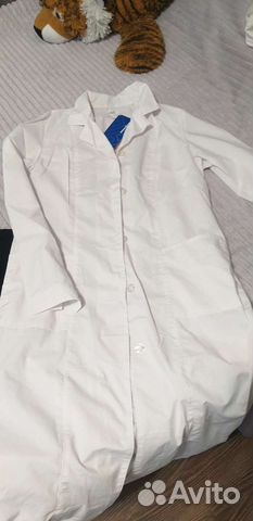 Белый новый халат