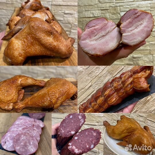 Копченая рыба и мясо