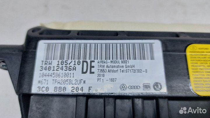 Подушка безопасности Volkswagen Passat Cc 2.0 2010