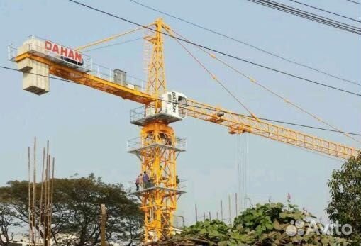 Башенный кран dahan QTZ250 (DH7032) с оголовком