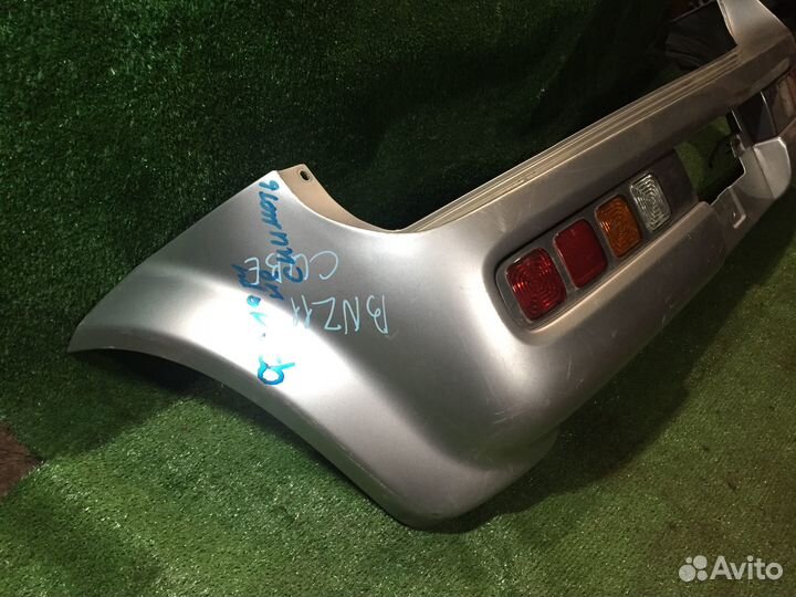 Бампер задний nissan Cube Z11 Серебро с фонарями