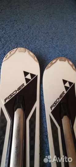 Горные лыжи, палки, ботинки, очки-маска, балаклава