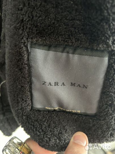 Дубленка мужская zara