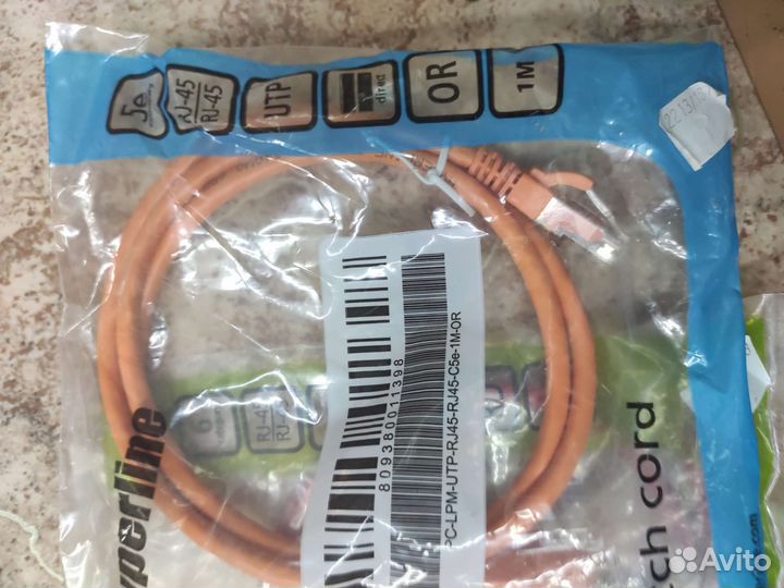 Интернет кабель RJ-45 Патч-корд RJ-45