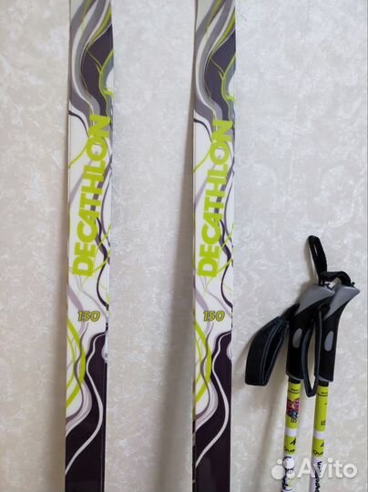 Лыжи беговые с ботинками