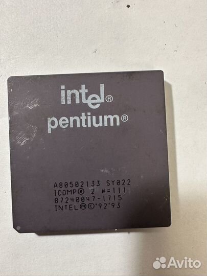 Кермамический процессор intel pentium