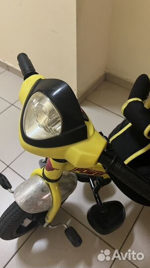 Детский велосипед с родительской ручкой