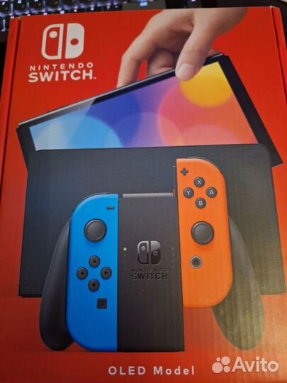 Nintendo Switch Oled прошитая 64 гб + 256 гб