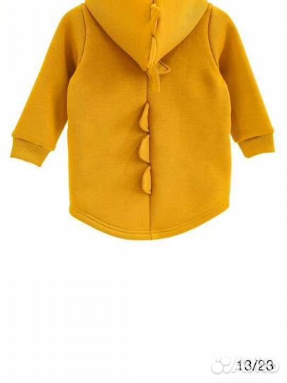 Толстовка начес горчица