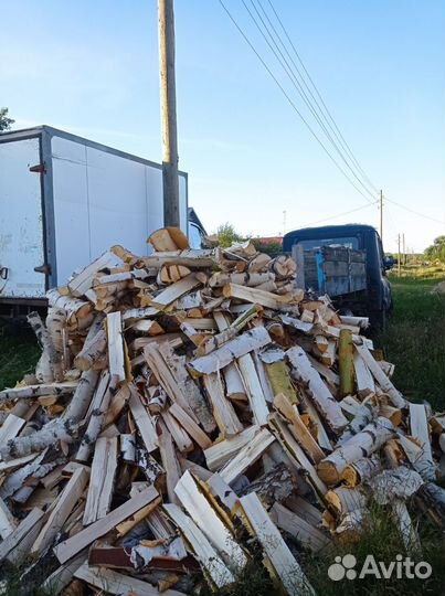 Дрова березовые колотые