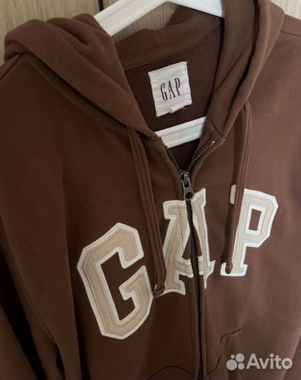 Толстовка gap коричневая