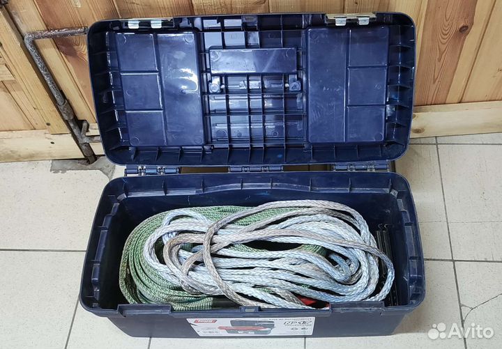 Троса буксировочные 12 тонн с ящиком