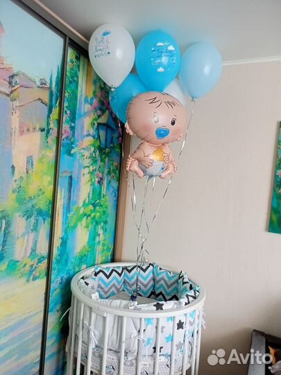 Детская кроватка 2в1