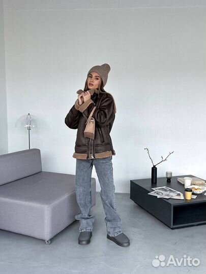 Дублёнка женская pilot zara