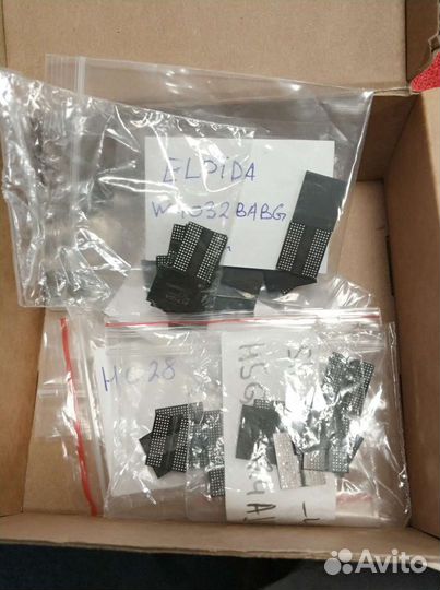 Чипы видеопамяти gDDR5 (Elpida, Hynix, Samsung)