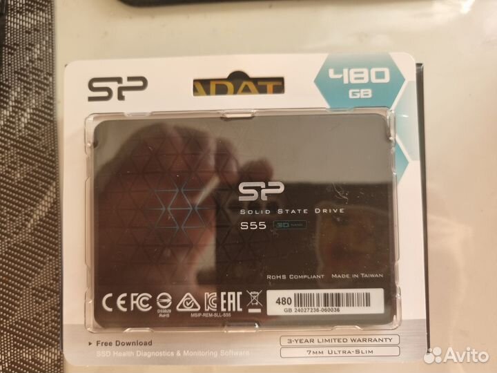 SSD накопитель Silicon Power Slim S55
