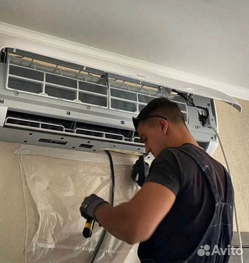 Чистка сплит систем Заправка кондиционера Ремонт