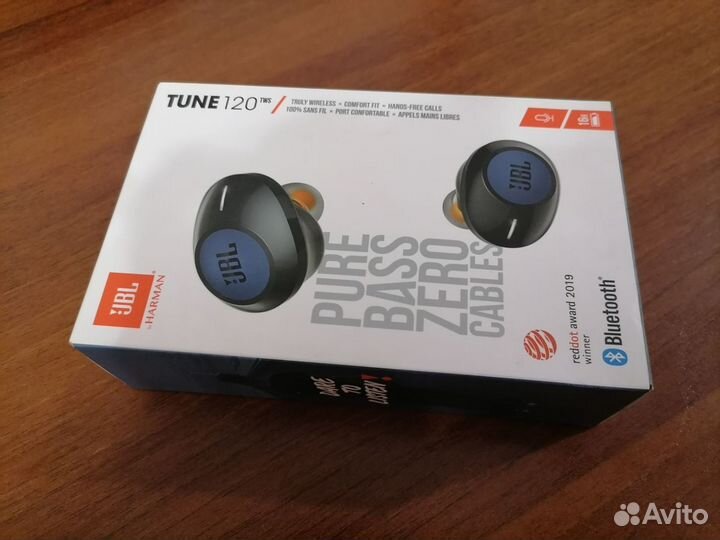 Беспроводные наушники jbl tune 120 tws