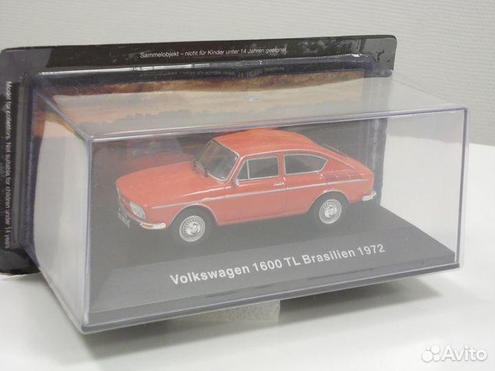 1/43 Volkswagen 1600TL Brasilien, Deagostini IXO