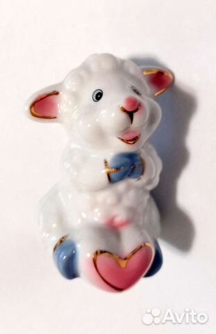 Статуэтки барашек с сердечком