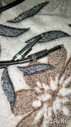 Аудио кабели rca-jack 6,3,jack 6.3-jack 6.3