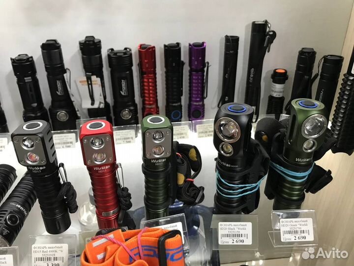 Фонари ручные, налобные, поисковые и для дайвинга