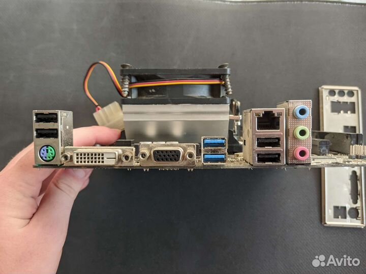Материнка fm2 + 2 процессора