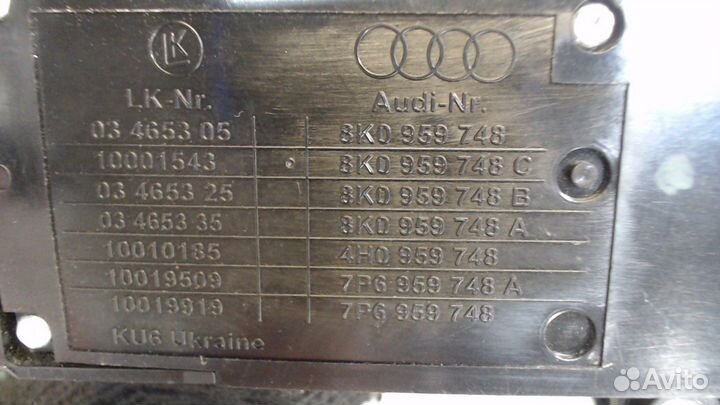 Кнопка сидений Audi A4 (B8) Allroad, 2014