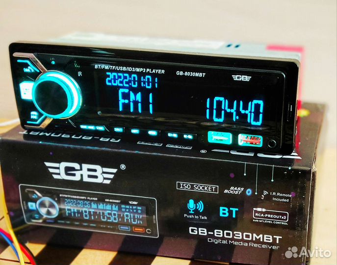 Автомагнитола PioneerGB с Bluetooth