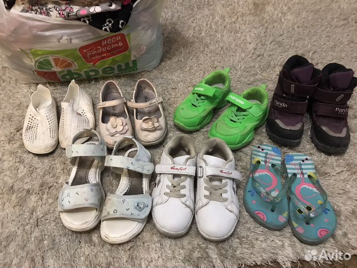 Детские вещи пакетом для девочки 110 116