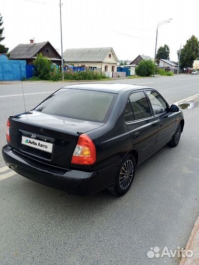 Hyundai Accent 1.5 AT, 2008, 370 040 км