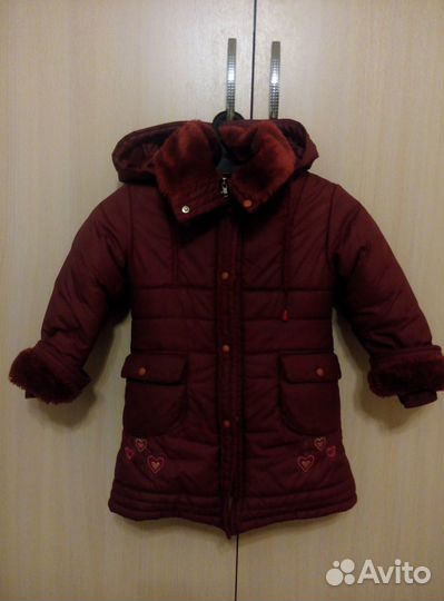 Куртка зимняя для девочки 110