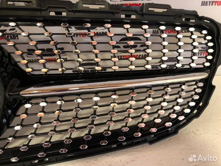 Решетка радитора Mercedes C W205 Diamond дорест