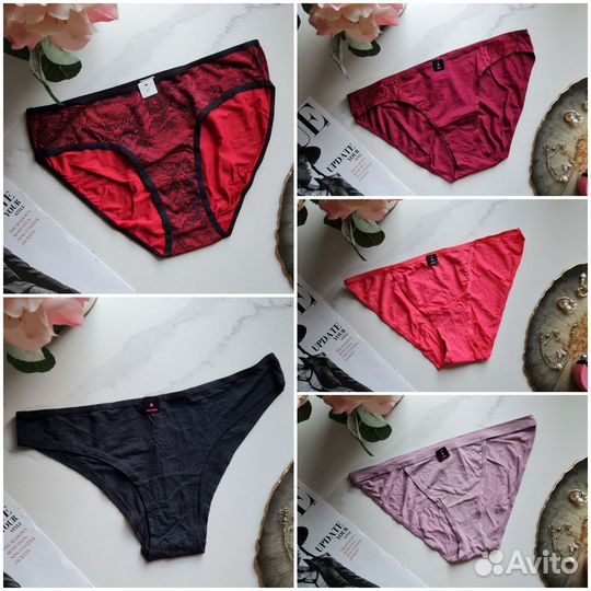 Трусы женские сетом слипы М LaSenza