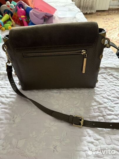 Сумка натуральная кожа терволина