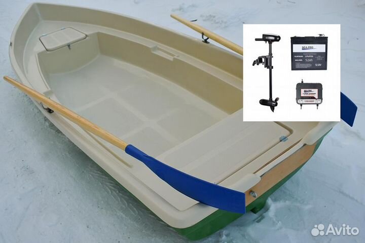 Моторно-гребная лодка Тортилла-4 с Рундуками Sea-Pro T24/60