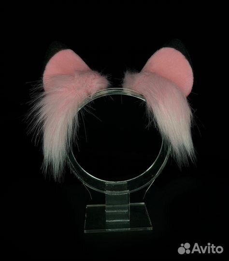 Ушки, неко ушки, ободок с ушками