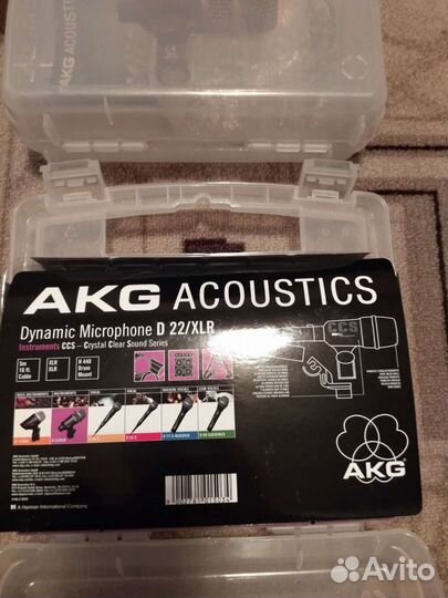 Микрофоны akg d22
