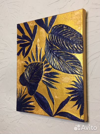 Картина акрилом на холсте