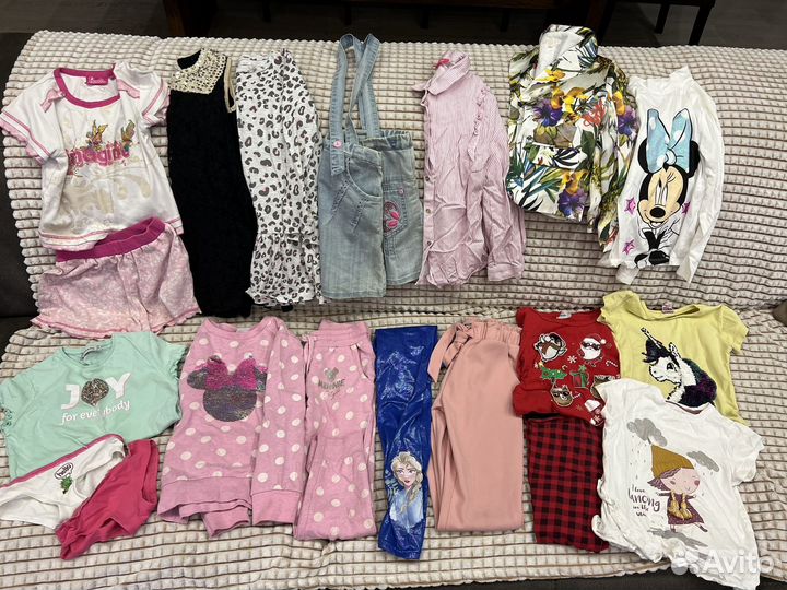 Вещи пакетом на девочку (рр 116)