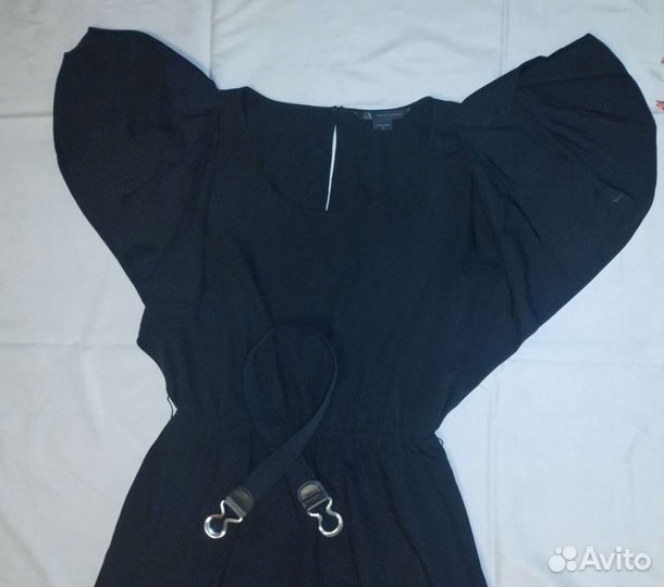 Черное платье в пол