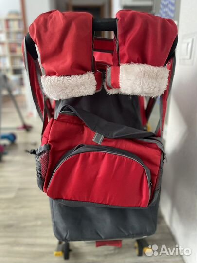 Санки-коляска, зимние на колесах