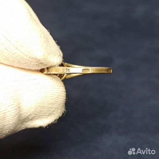 Серебряное Кольцо Аметист Серебро 875 Проба СССР