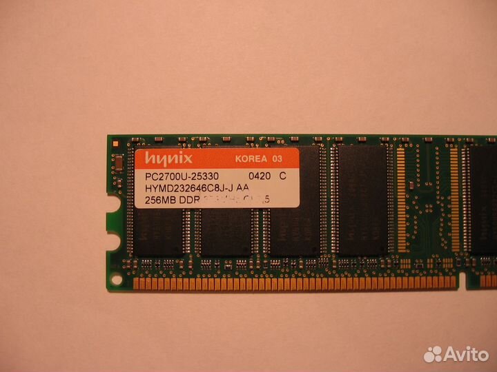 Модули памяти ddr1, ddr2