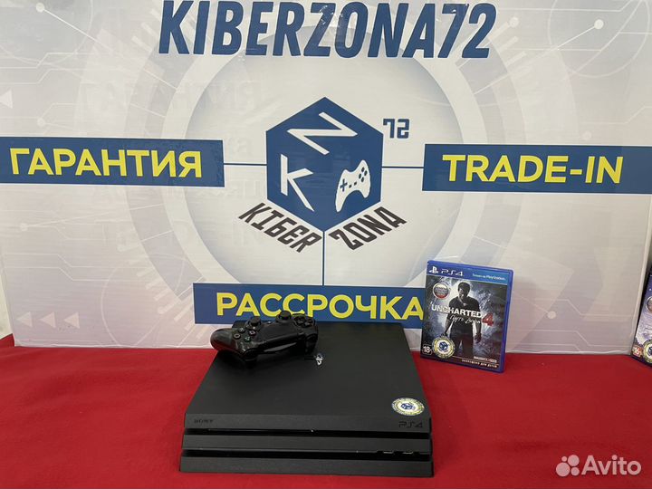 Playstation 4 PRO 1TB + Uncharted + Гарантия 6 мес