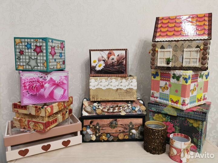 Декоративные ящики в ассортименте