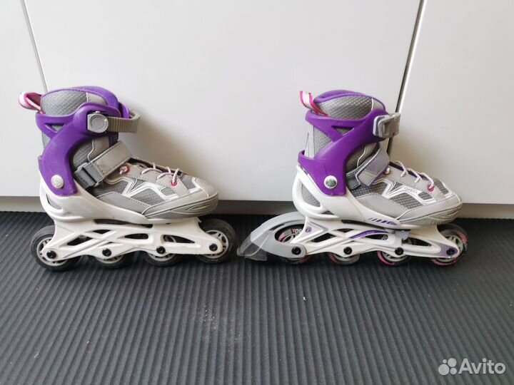 Роликовые коньки детские Oxelo + защита