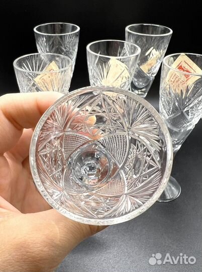 Хрустальные рюмки СССР