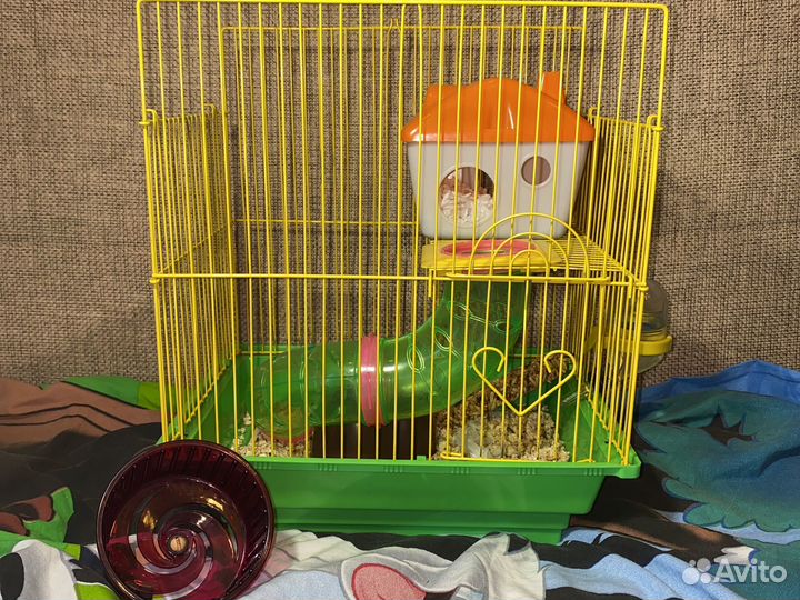 Клетка для хомяков (джунгариков, сирийских)