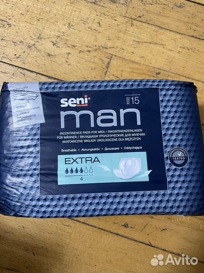Ур прокладки Seni man extra 4 капли